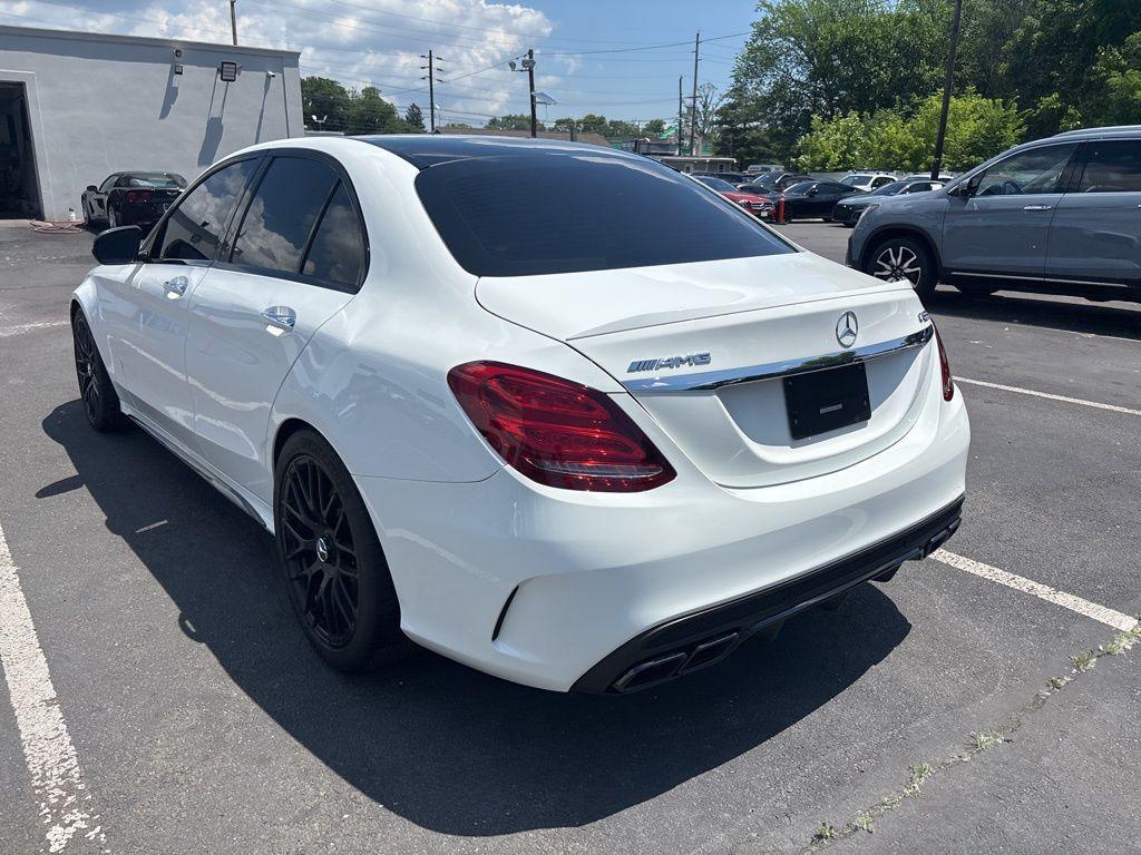used 2018 Mercedes-Benz AMG C 63 car, priced at $45,995