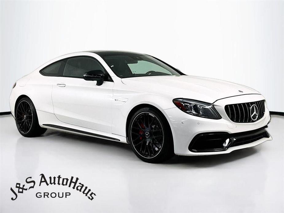 used 2020 Mercedes-Benz AMG C 63 car, priced at $61,995