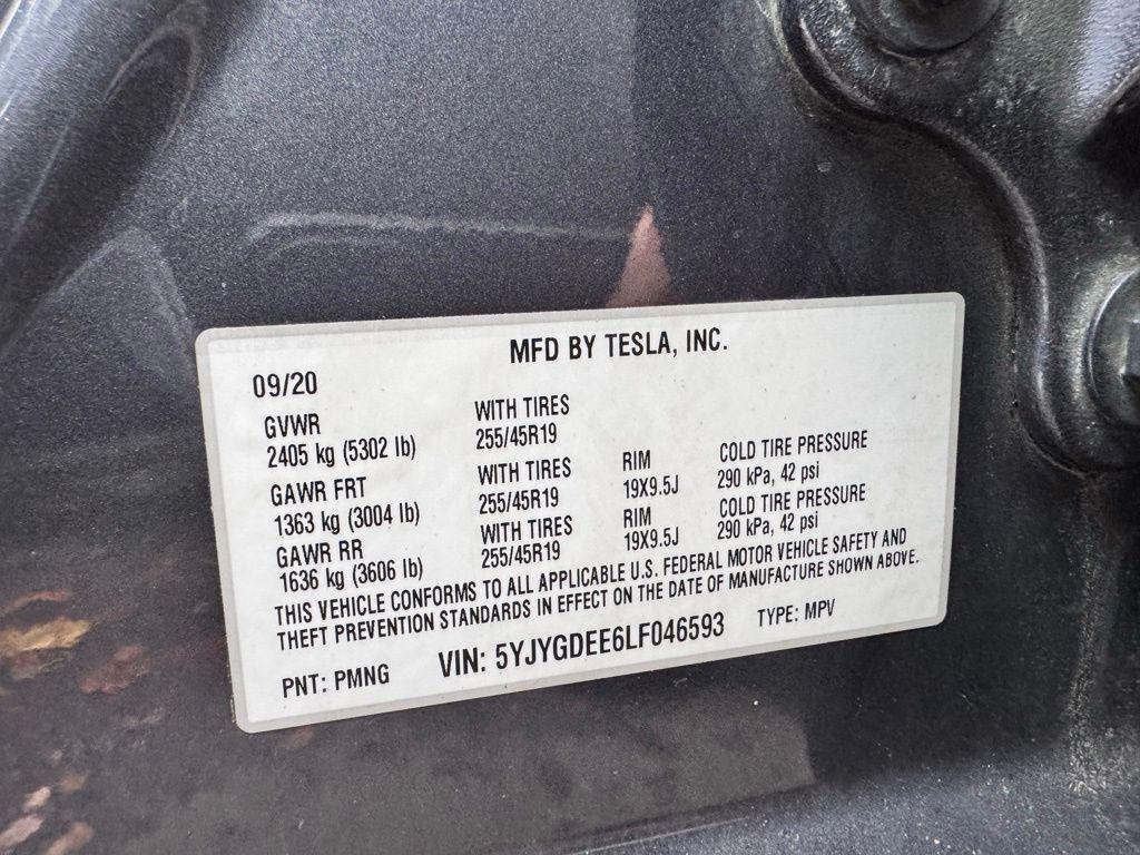 used 2020 Tesla Model Y car, priced at $25,995