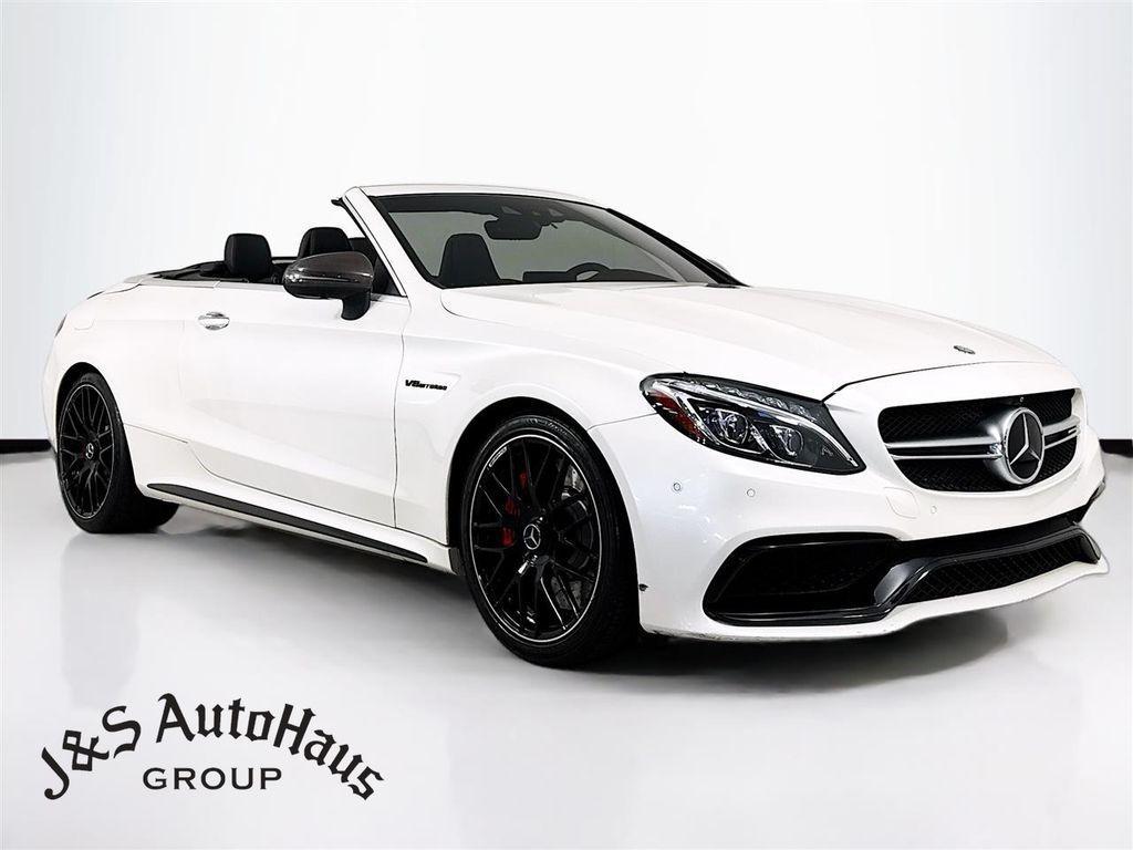 used 2017 Mercedes-Benz AMG C 63 car, priced at $43,995