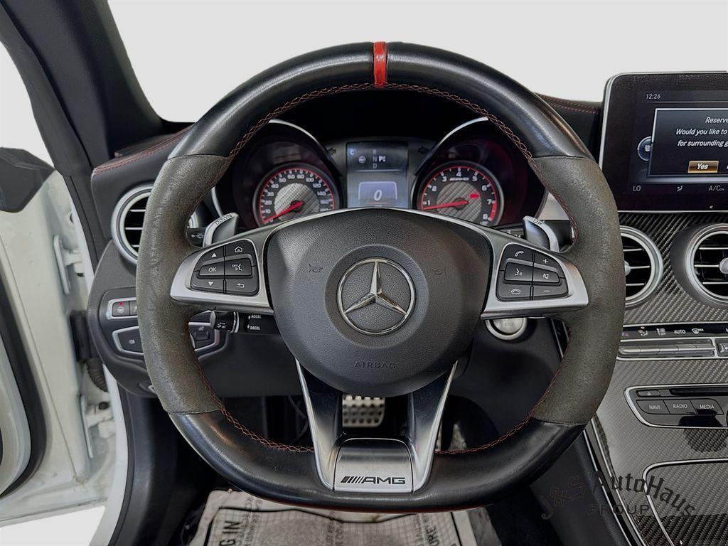 used 2017 Mercedes-Benz AMG C 63 car, priced at $43,995