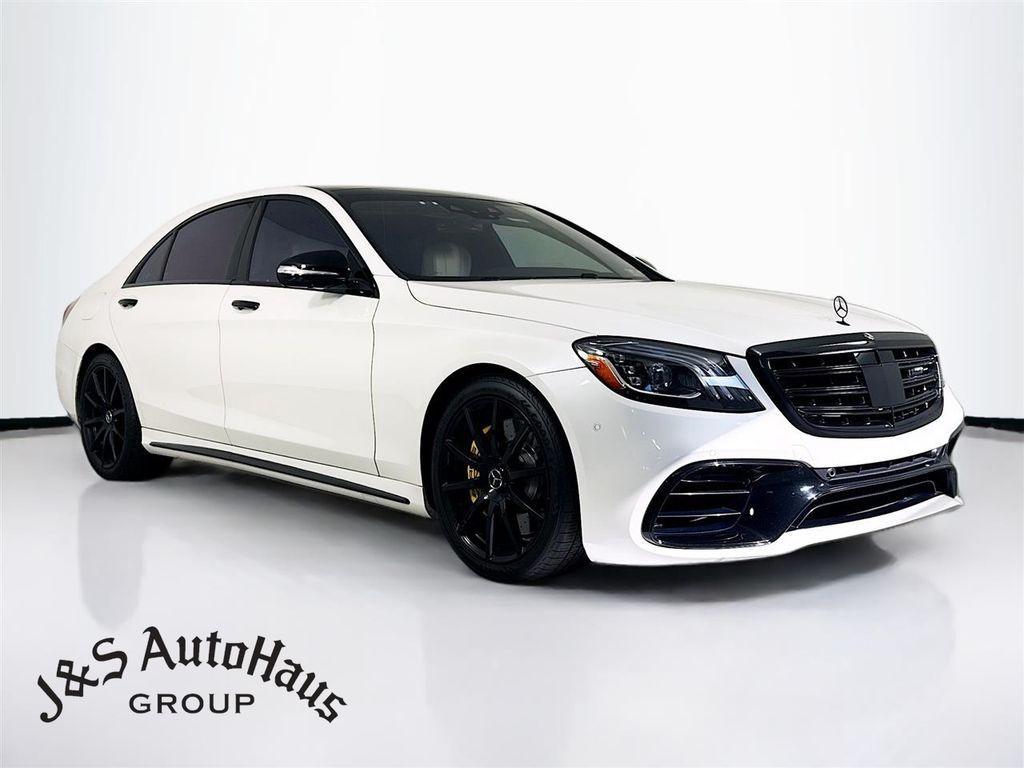 used 2020 Mercedes-Benz AMG S 63 car, priced at $79,995