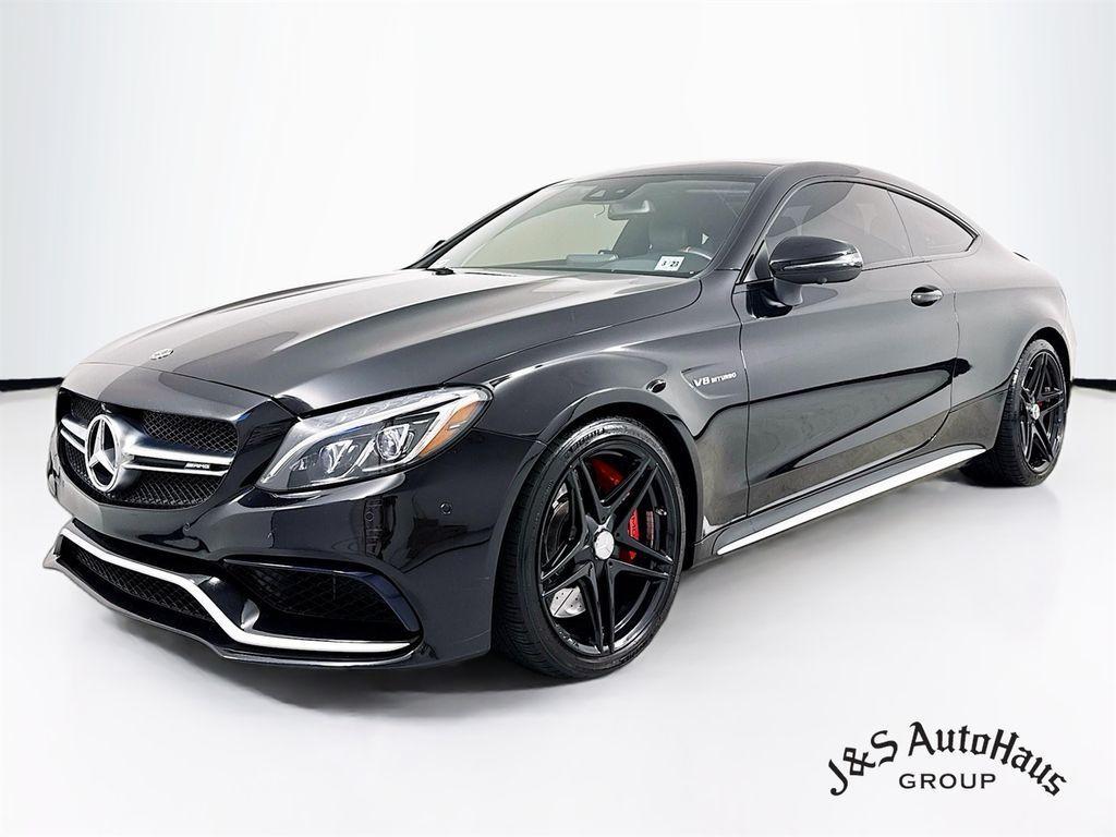 used 2018 Mercedes-Benz AMG C 63 car, priced at $44,995