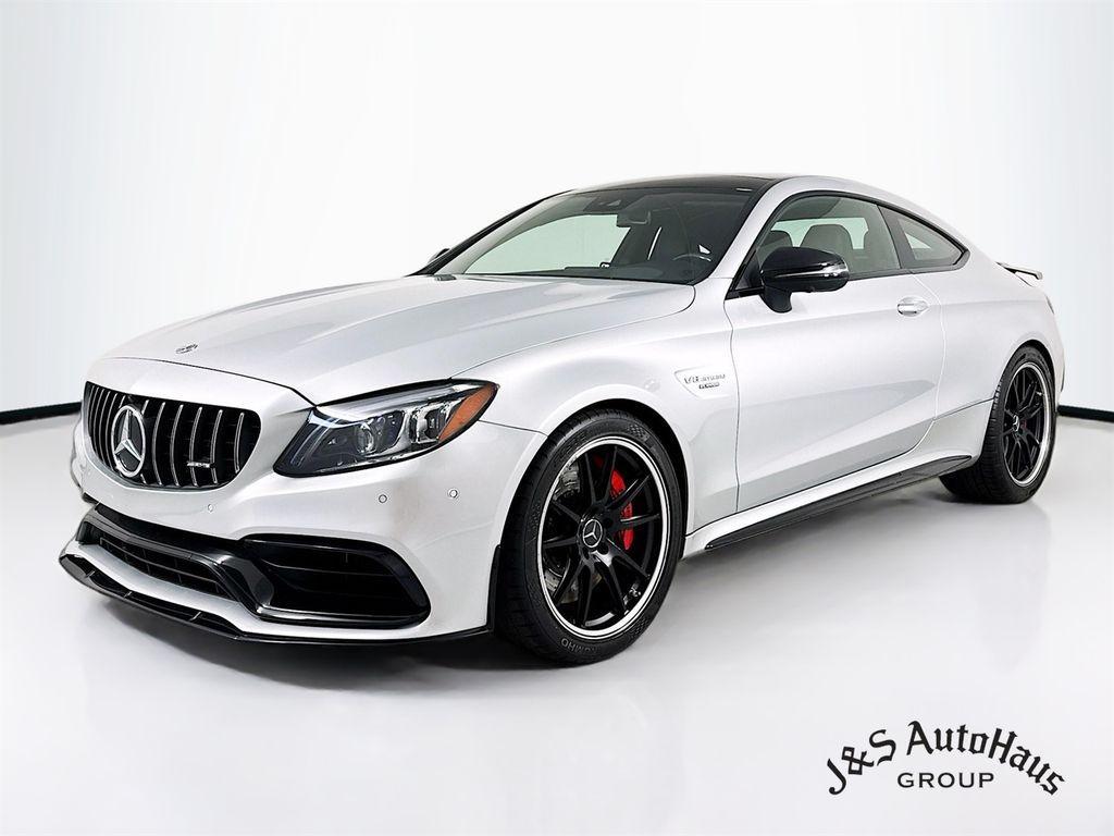 used 2021 Mercedes-Benz AMG C 63 car, priced at $64,995