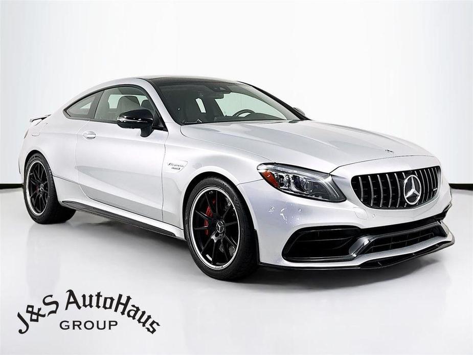 used 2021 Mercedes-Benz AMG C 63 car, priced at $64,995