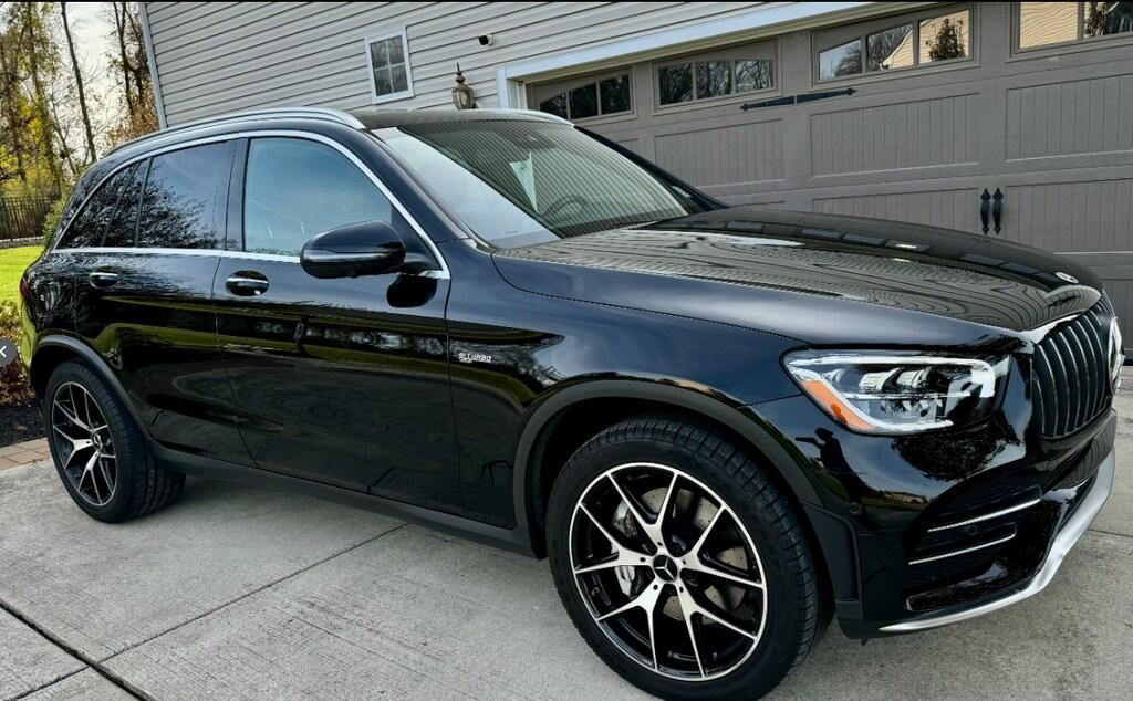 used 2022 Mercedes-Benz AMG GLC 43 car, priced at $45,995