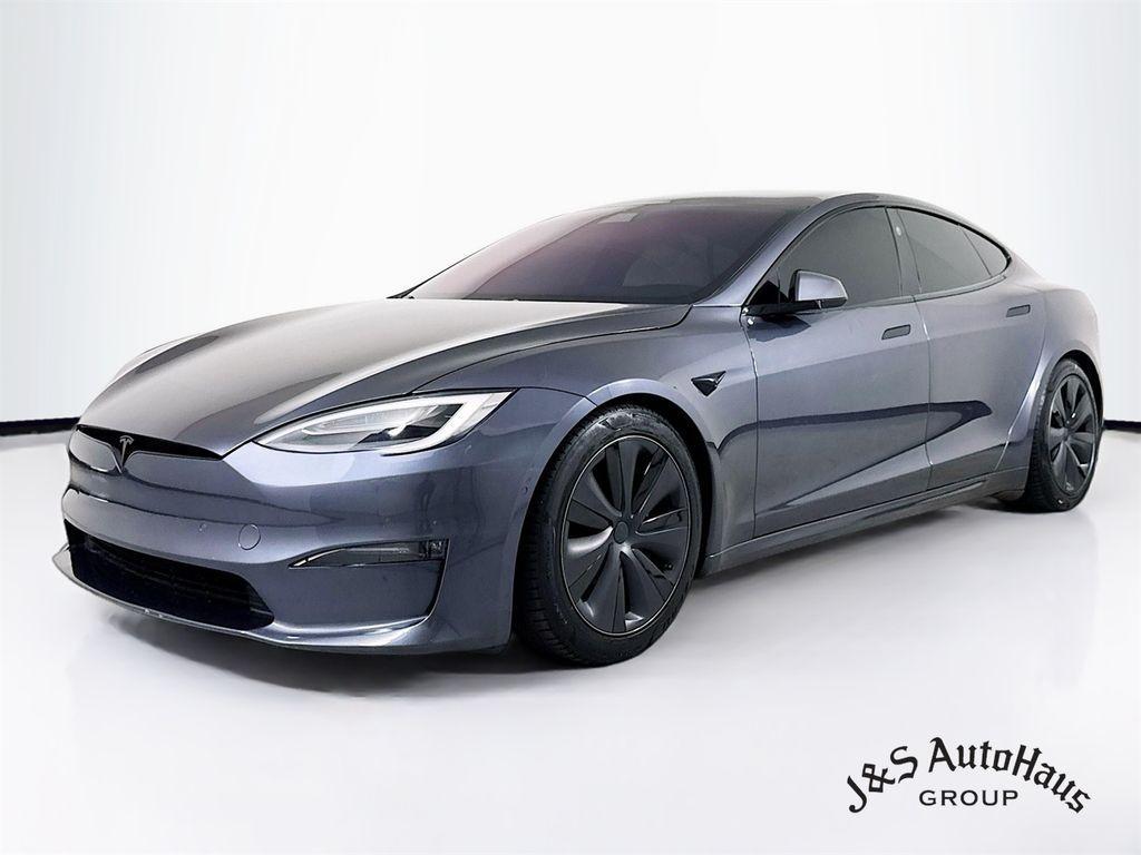 used 2021 Tesla Model S car, priced at $52,995