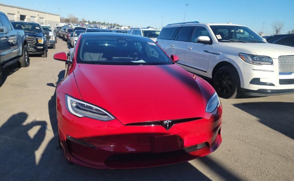 used 2021 Tesla Model S car, priced at $54,995