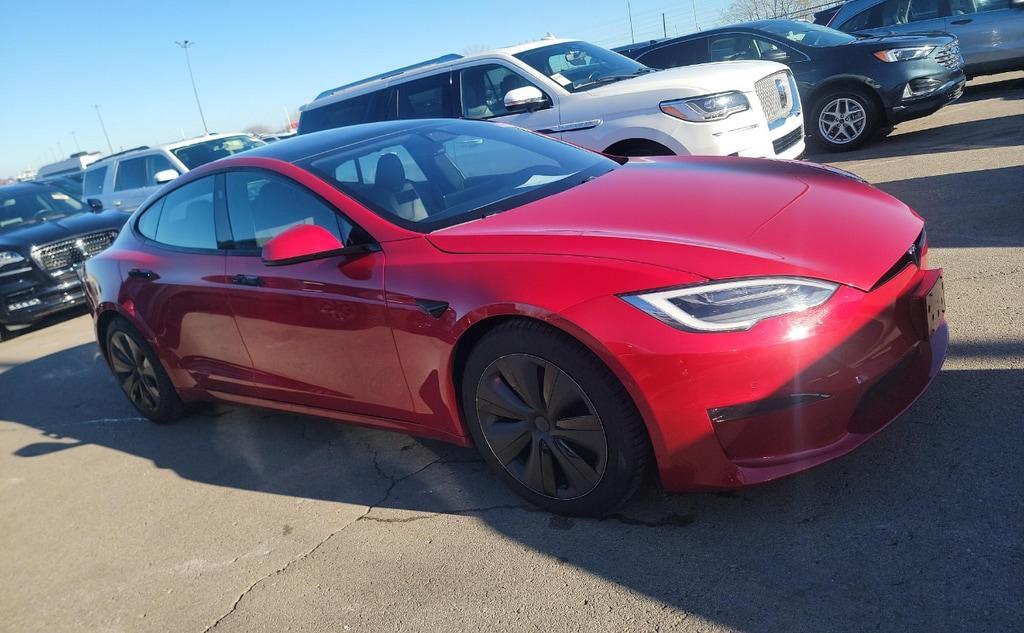 used 2021 Tesla Model S car, priced at $54,995