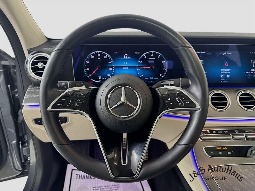 used 2022 Mercedes-Benz E-Class car, priced at $49,995