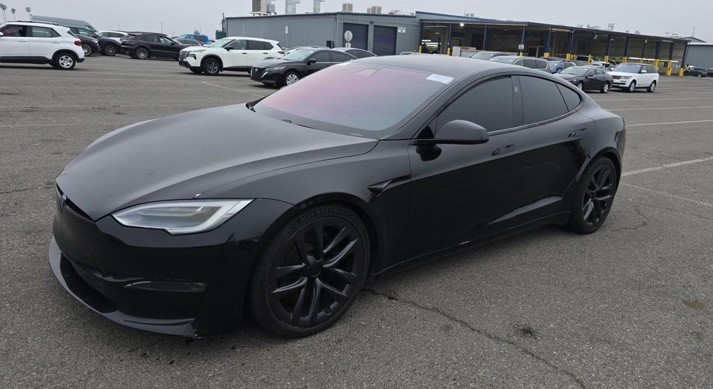used 2021 Tesla Model S car, priced at $58,995