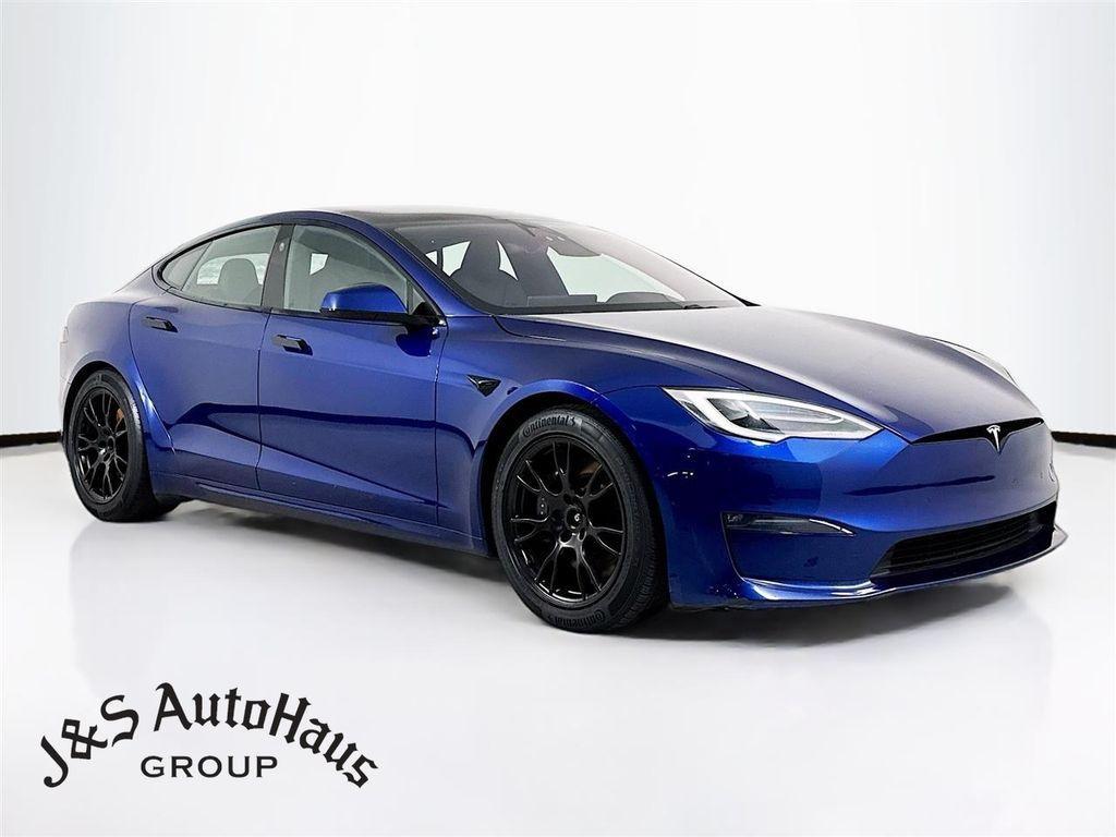 used 2021 Tesla Model S car, priced at $41,995