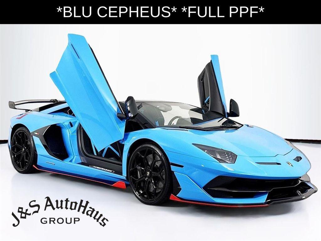 used 2021 Lamborghini Aventador SVJ car, priced at $1,099,995