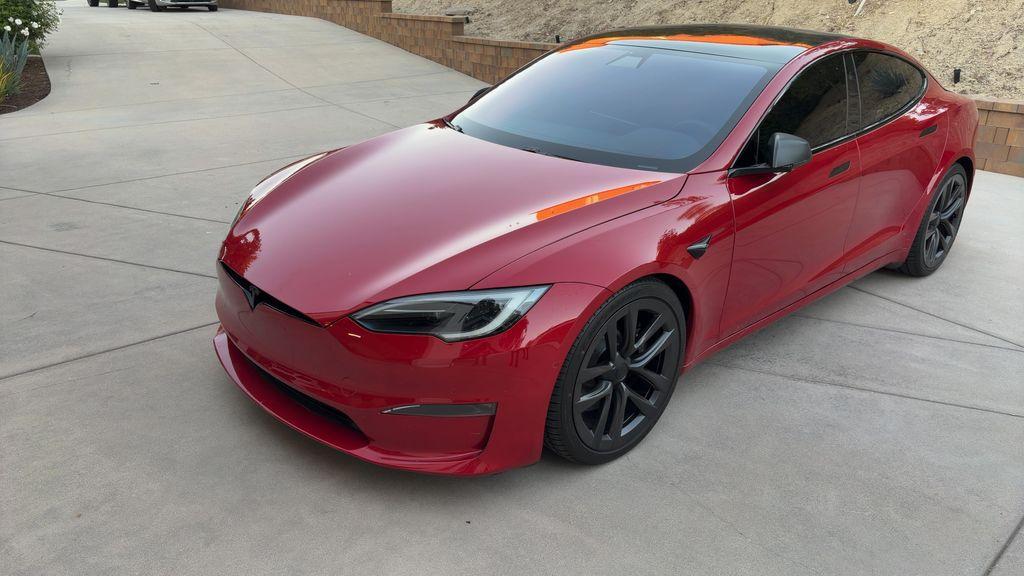 used 2022 Tesla Model S car, priced at $61,995