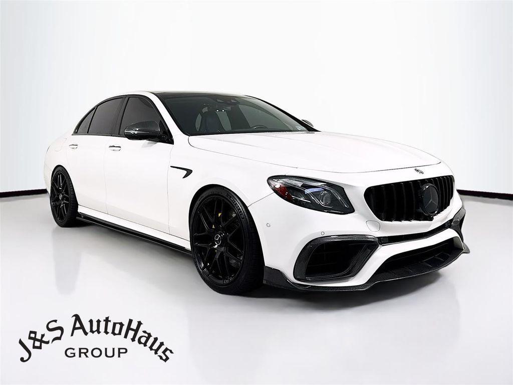 used 2020 Mercedes-Benz AMG E 63 car, priced at $69,995