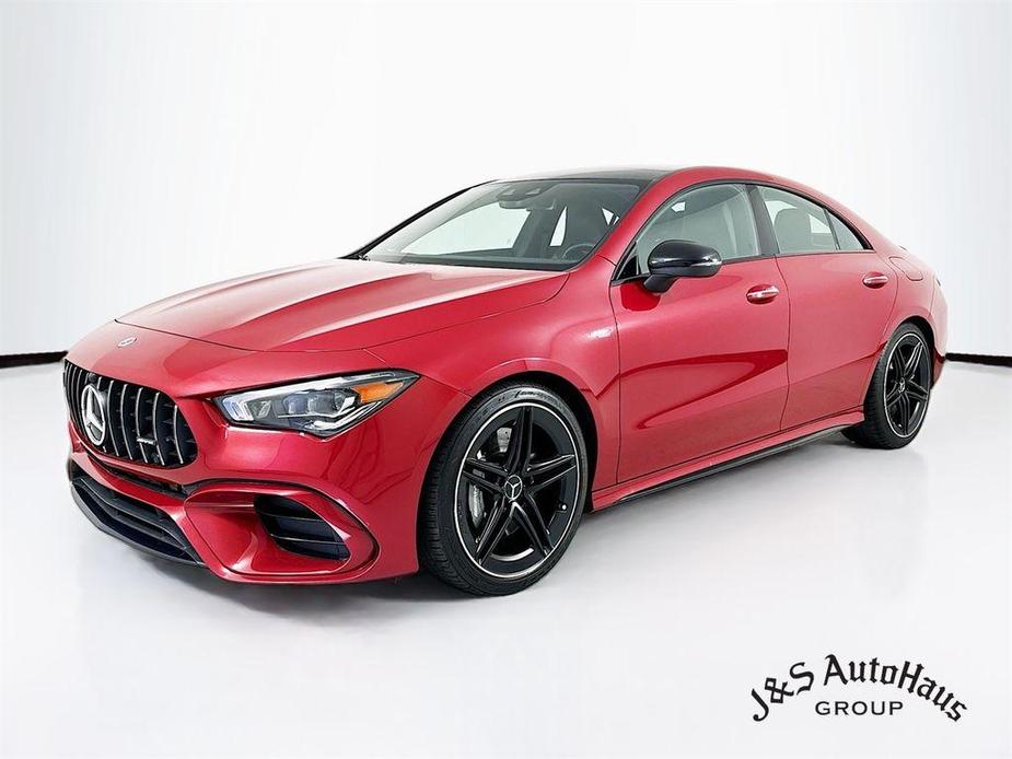 used 2021 Mercedes-Benz AMG CLA 45 car, priced at $44,995