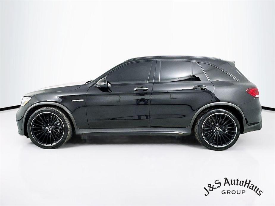 used 2021 Mercedes-Benz AMG GLC 63 car, priced at $59,995