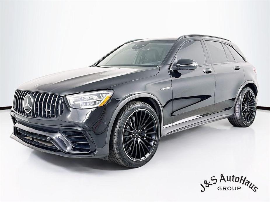 used 2021 Mercedes-Benz AMG GLC 63 car, priced at $59,995