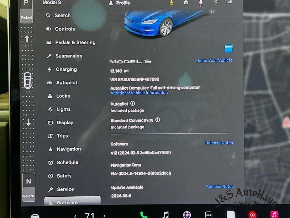 used 2022 Tesla Model S car, priced at $50,995