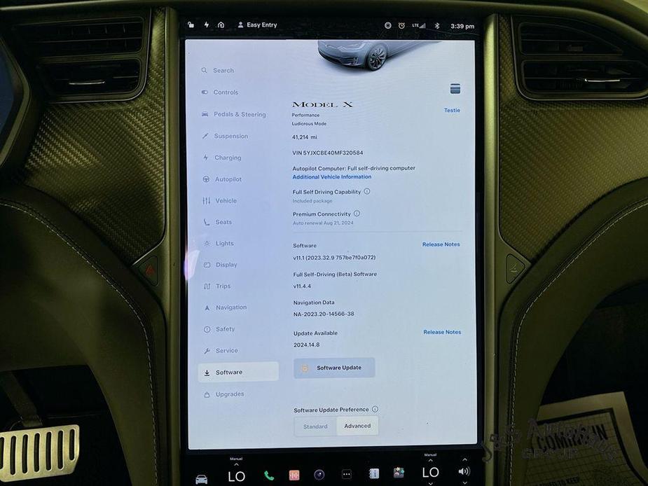 used 2021 Tesla Model X car, priced at $51,995