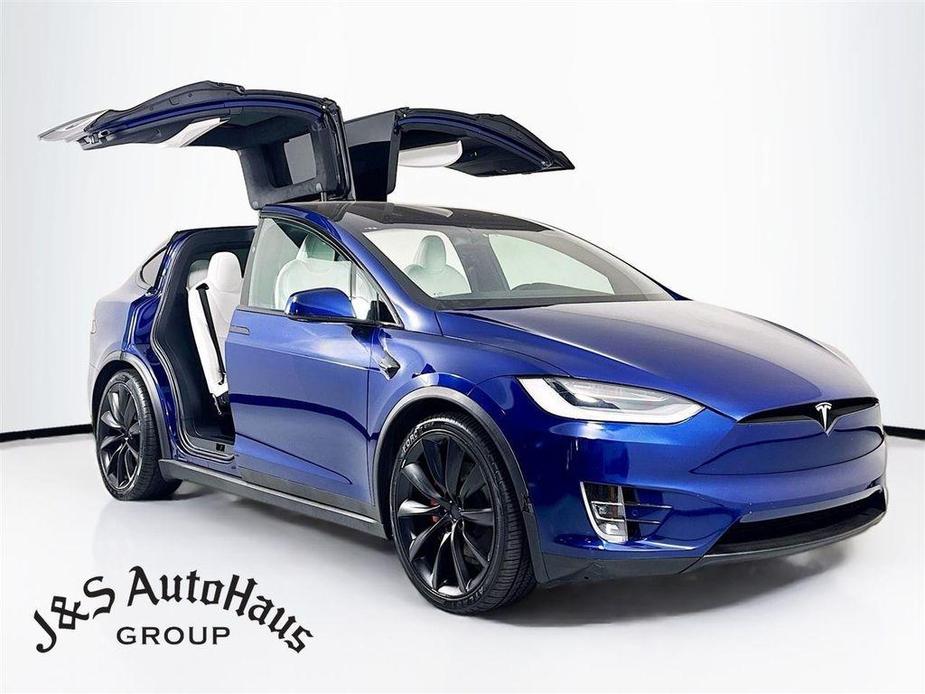 used 2020 Tesla Model X car, priced at $48,995