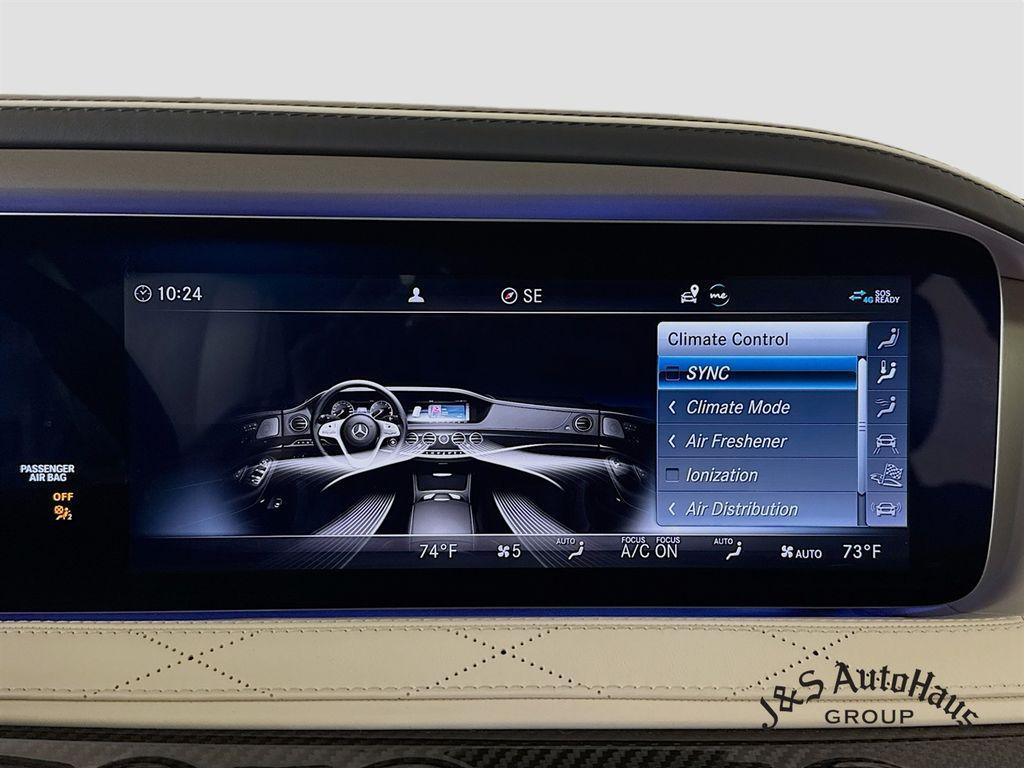 used 2020 Mercedes-Benz AMG S 63 car, priced at $77,995