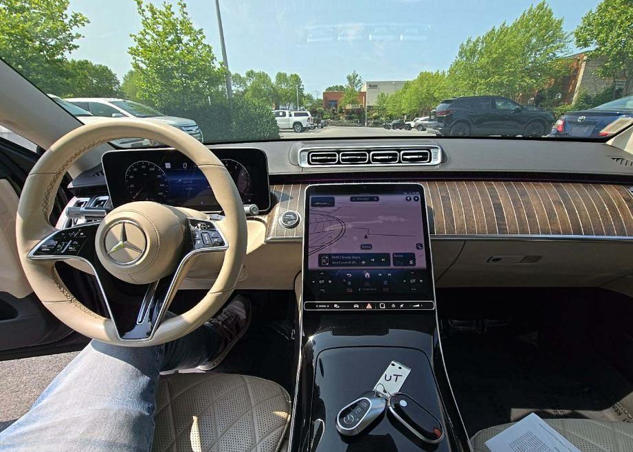 used 2021 Mercedes-Benz S-Class car, priced at $63,995