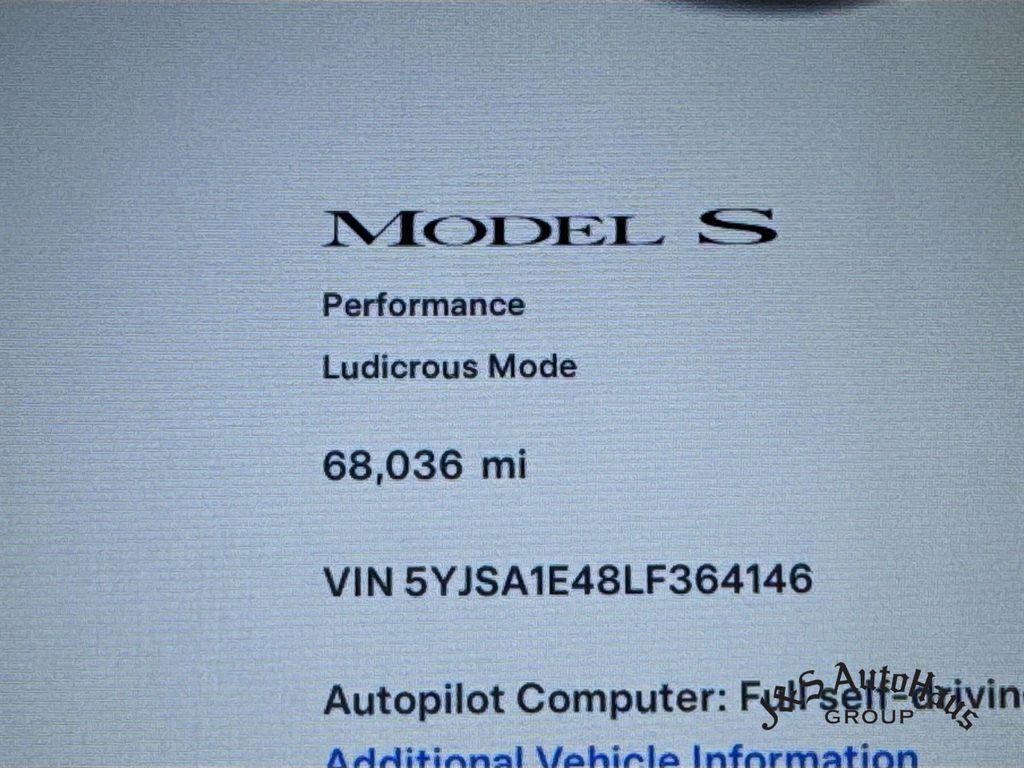 used 2020 Tesla Model S car, priced at $28,995