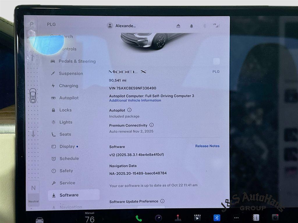 used 2022 Tesla Model X car, priced at $39,995
