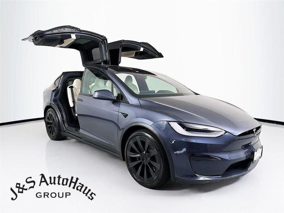 used 2023 Tesla Model X car, priced at $58,995