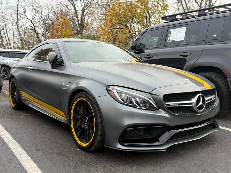 used 2017 Mercedes-Benz AMG C 63 car, priced at $55,995