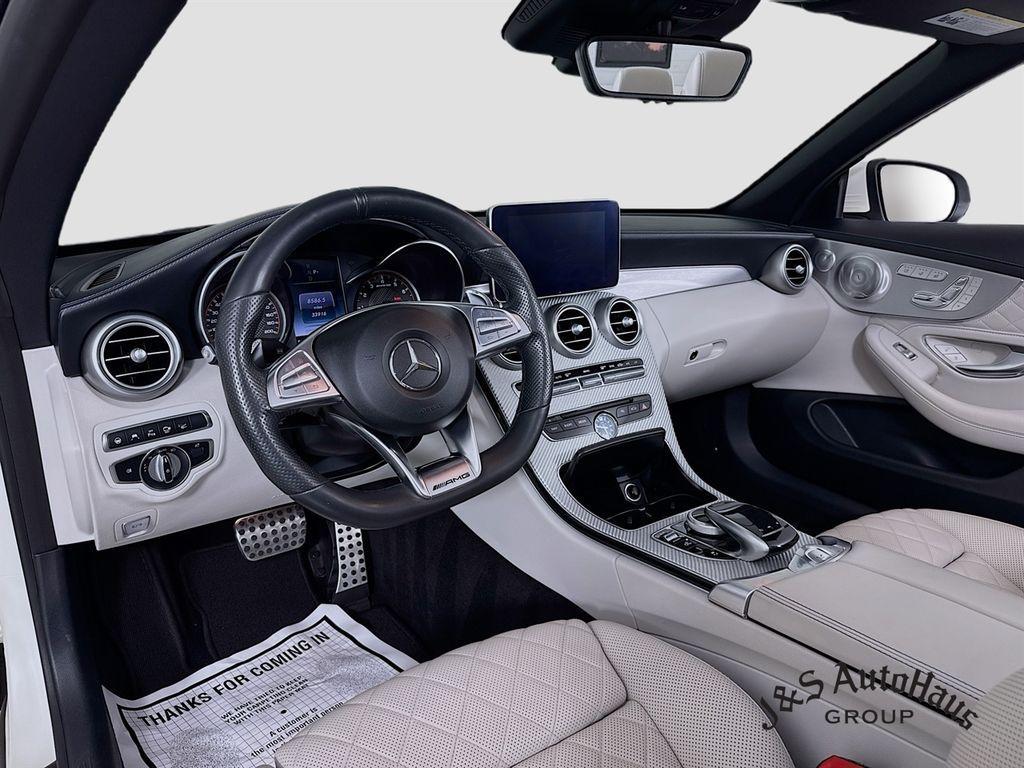 used 2018 Mercedes-Benz AMG C 63 car, priced at $44,995