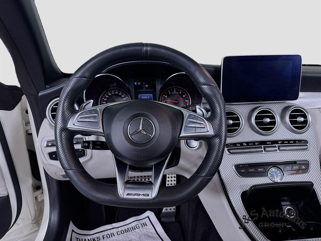 used 2018 Mercedes-Benz AMG C 63 car, priced at $44,995