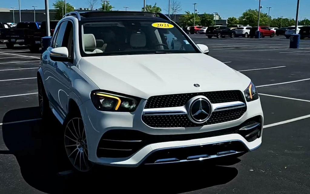 used 2021 Mercedes-Benz GLE 450 car, priced at $47,995