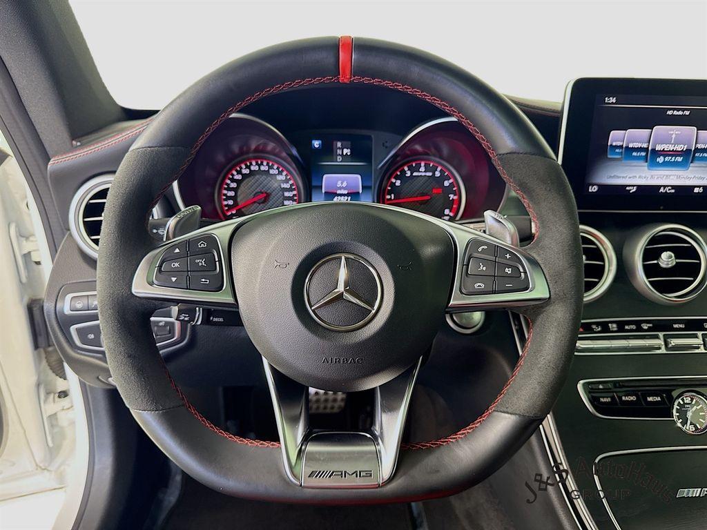 used 2017 Mercedes-Benz AMG C 63 car, priced at $51,995
