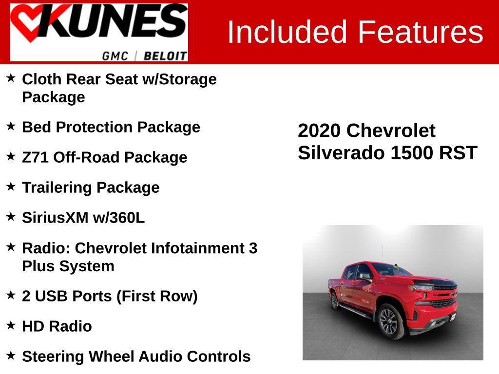 used 2020 Chevrolet Silverado 1500 car, priced at $34,291
