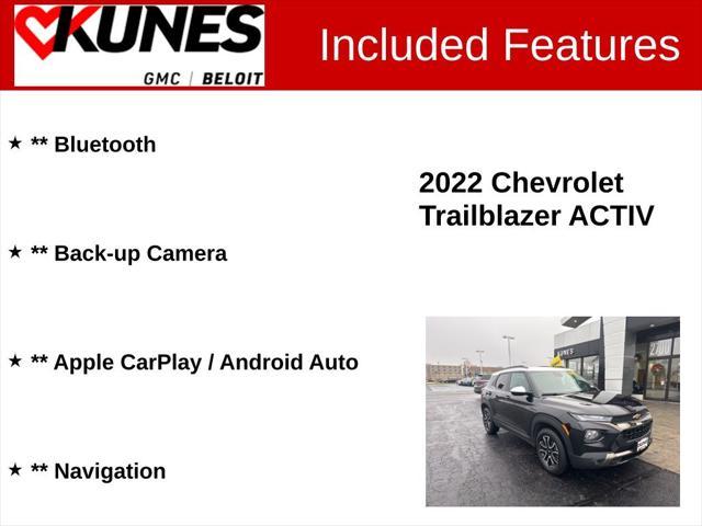 used 2022 Chevrolet TrailBlazer car, priced at $20,189