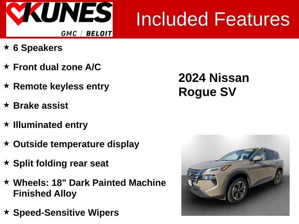 used 2024 Nissan Rogue car, priced at $21,894