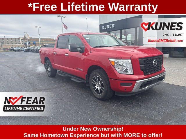 used 2021 Nissan Titan car, priced at $27,179