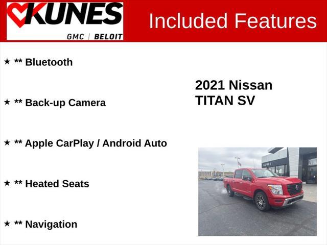 used 2021 Nissan Titan car, priced at $27,179