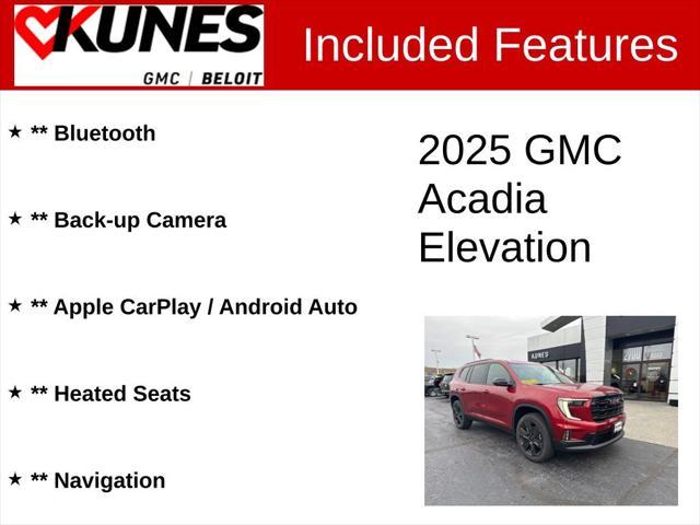 new 2025 GMC Acadia car, priced at $51,332