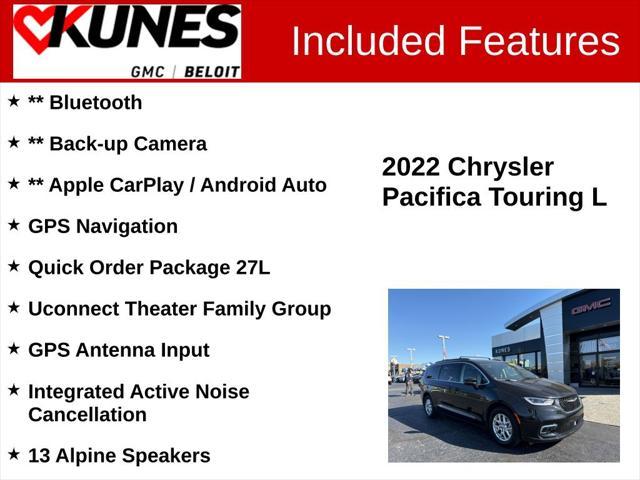 used 2022 Chrysler Pacifica car, priced at $21,685