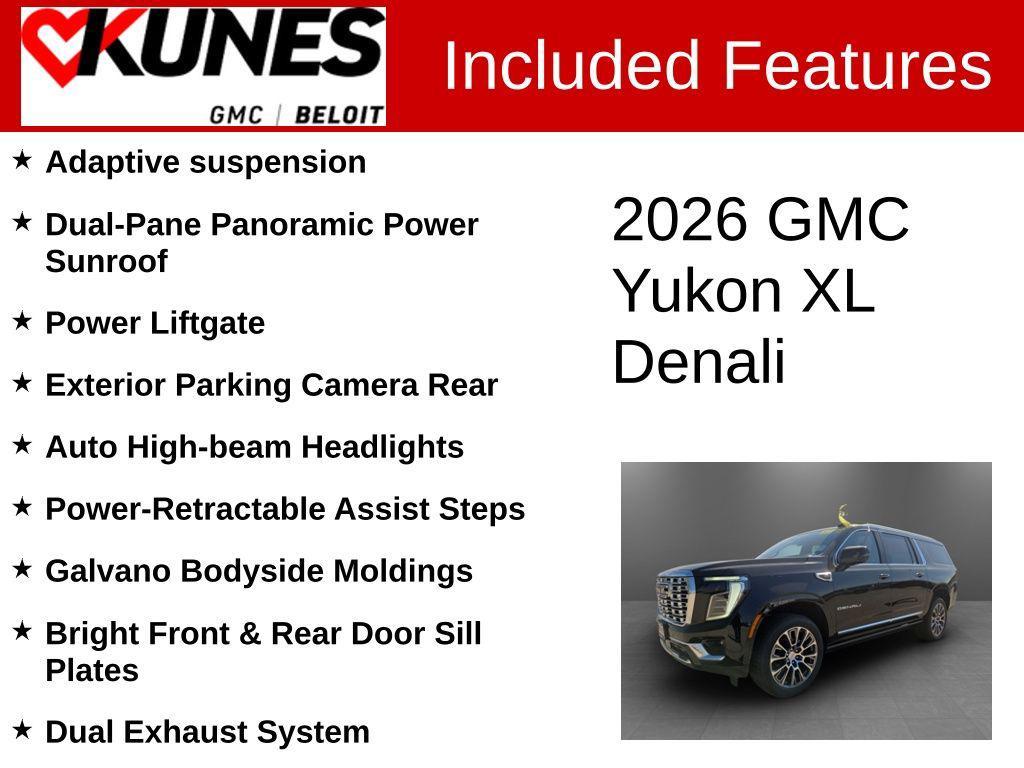 new 2026 GMC Yukon XL car, priced at $91,556