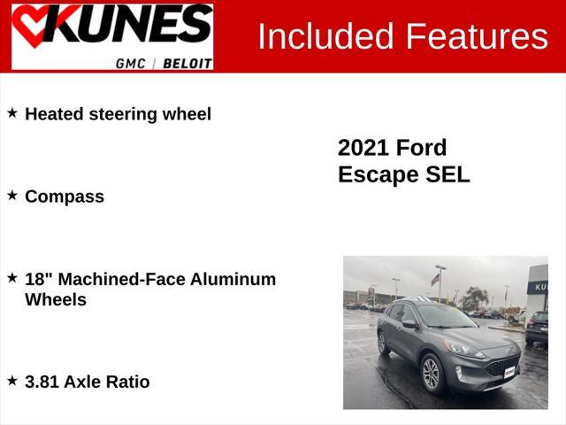 used 2021 Ford Escape car, priced at $18,487