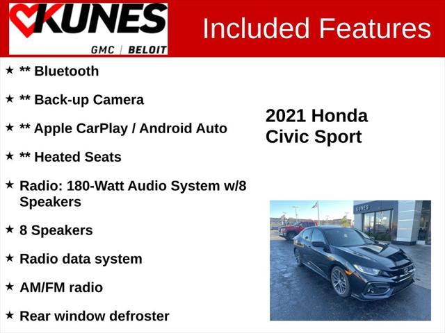 used 2021 Honda Civic car, priced at $20,890