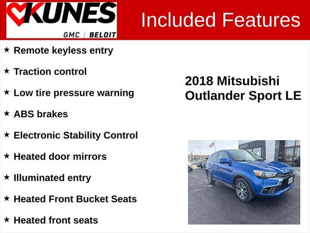 used 2018 Mitsubishi Outlander Sport car, priced at $12,715