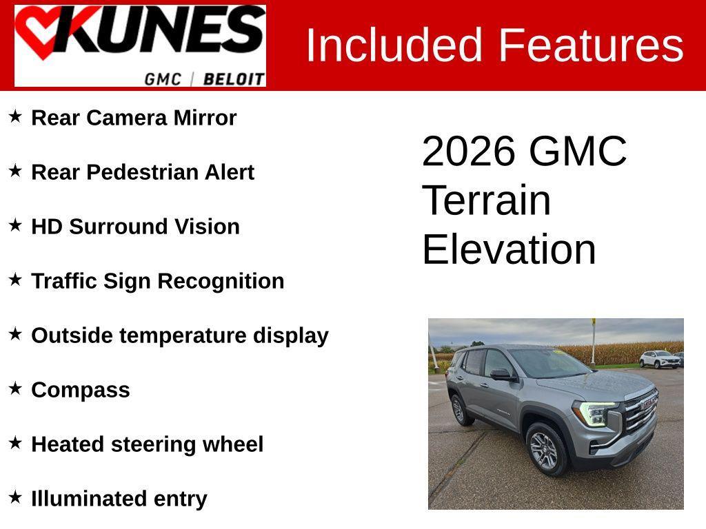 new 2026 GMC Terrain car, priced at $33,945