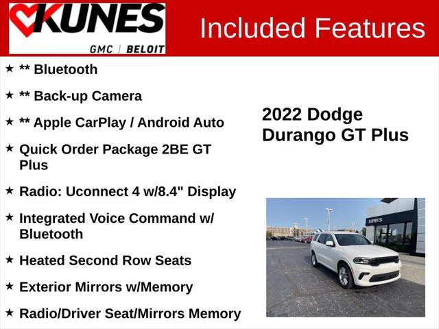 used 2022 Dodge Durango car, priced at $25,114