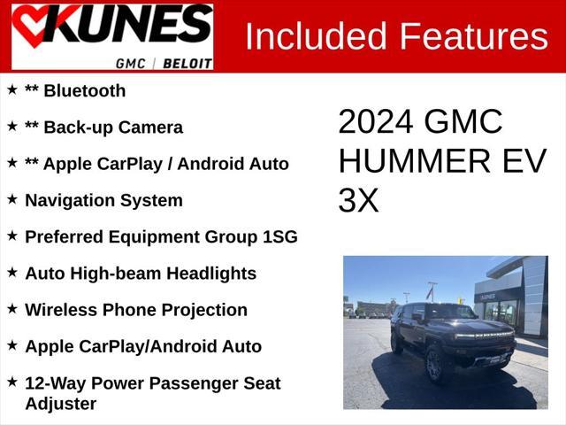 new 2024 GMC HUMMER EV SUV car, priced at $101,536