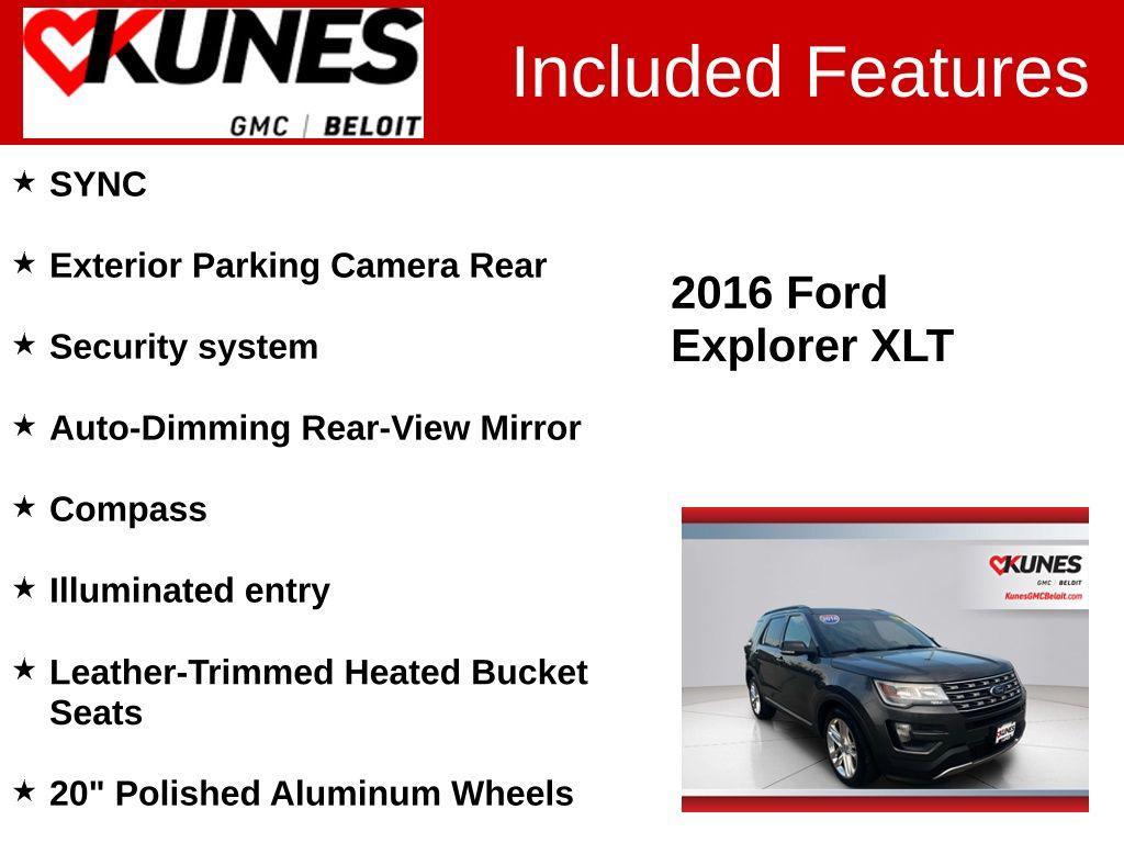 used 2016 Ford Explorer car, priced at $15,294